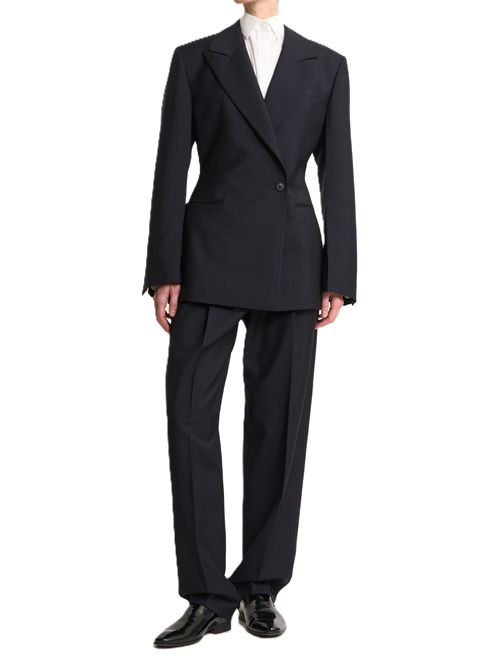 hourglass shaped blazer | navy Róhe | 819-11-195410_322 NAVY